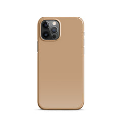 Light Brown Snap case for iPhone