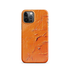 Orange Aastract Snap case for iPhone