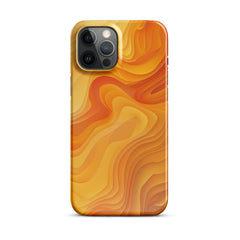 Abstract Yellow Snap Phone  case for iPhone