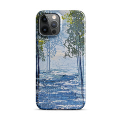 River Trees Snap case for iPhone