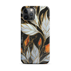 Stained Galss Leaves Snap case for iPhone