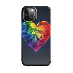 Ranbow Heart Snap case for iPhone