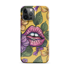 Vibrant Lips Snap case for iPhone