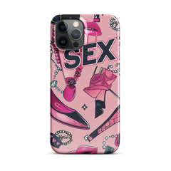 Pink Love Snap case for iPhone