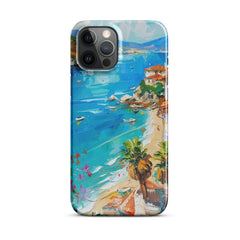 Mediterranean Beach Snap case for iPhone