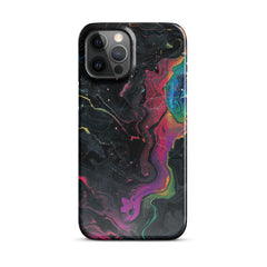 Black rainbow Snap case for iPhone