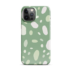 Sprinkle Green Snap case for iPhone