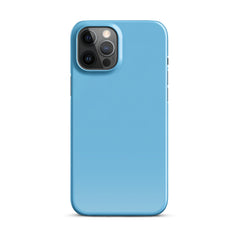 Aqua Blue Snap case for iPhone