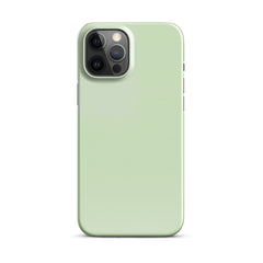 Light Green Snap case for iPhone