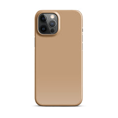 Light Brown Snap case for iPhone