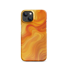 Abstract Yellow Snap Phone  case for iPhone