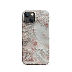 Great Wave White Snap case for iPhone