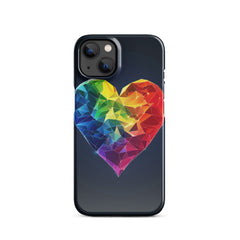 Ranbow Heart Snap case for iPhone