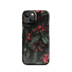 Floral Dark Snap case for iPhone