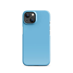 Aqua Blue Snap case for iPhone