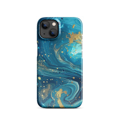 Turquoise Swirl  Snap case for iPhone