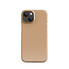 Light Brown Snap case for iPhone