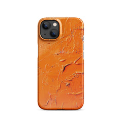 Orange Aastract Snap case for iPhone