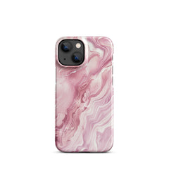 Pink Marble Snap case for iPhone