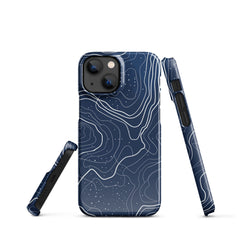 Blue Art Snap case for iPhone