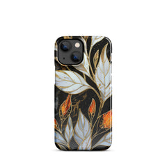 Stained Galss Leaves Snap case for iPhone