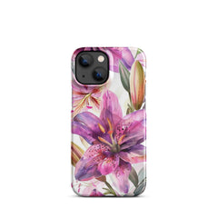 Watercolor Lily Snap case for iPhone