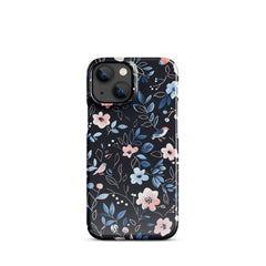 Blue Flowers Snap case for iPhone