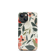 Flower leave Snap case for iPhone