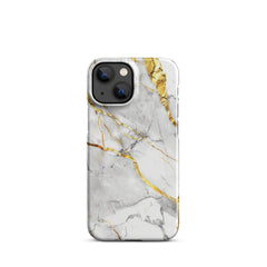 White Marble Snap case for iPhone