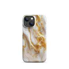 Gold Marble Snap case for iPhone