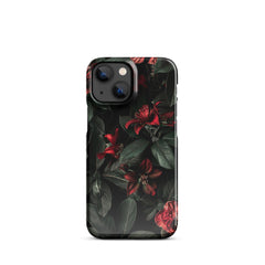 Floral Dark Snap case for iPhone