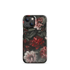 Pink Red Floral Snap case for iPhone