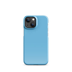 Aqua Blue Snap case for iPhone