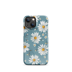 white Daisies Snap case for iPhone