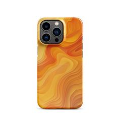 Abstract Yellow Snap Phone  case for iPhone