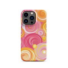 Pink Yellow Phone case for iPhone