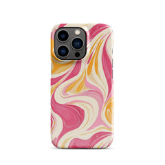 Yellow & Pink Snap Phone  case for iPhone