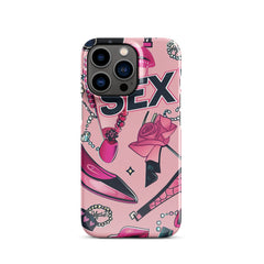 Pink Love Snap case for iPhone