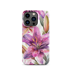 Watercolor Lily Snap case for iPhone