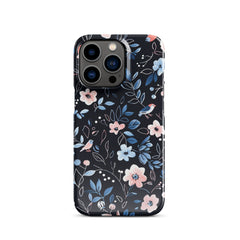 Blue Flowers Snap case for iPhone