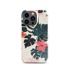 Flower leaves Snap case for iPhone