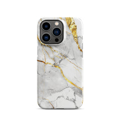 White Marble Snap case for iPhone