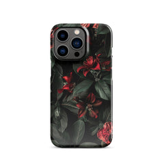 Floral Dark Snap case for iPhone