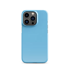 Aqua Blue Snap case for iPhone