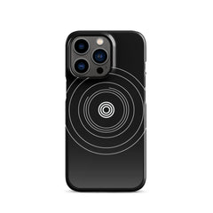 Black Circle Snap case for iPhone