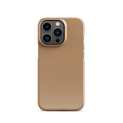 Brown Snap case for iPhone