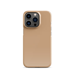 Light Brown Snap case for iPhone