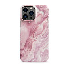 Pink Marble Snap case for iPhone