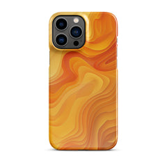 Abstract Yellow Snap Phone  case for iPhone