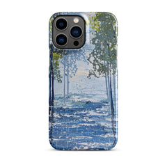 River Trees Snap case for iPhone